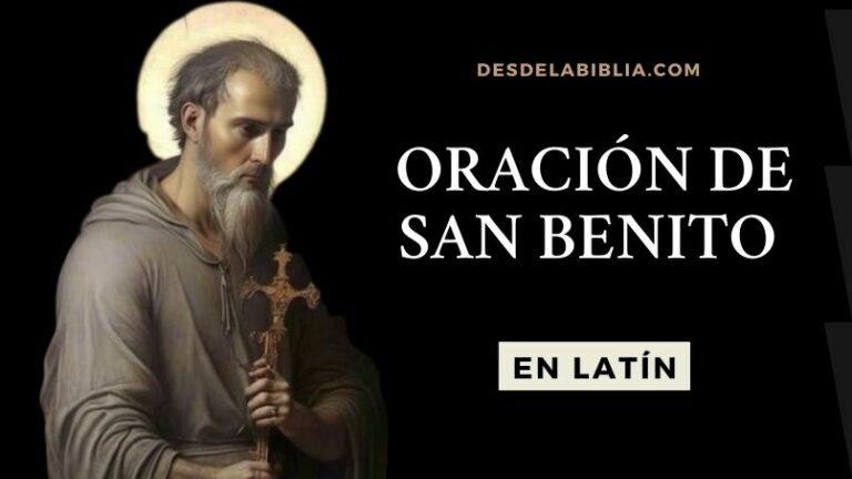 Oración de San Benito en latín - Desdelabiblia